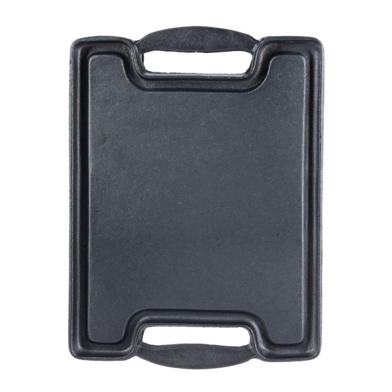 Doppelseitige Grillplatte aus Gusseisen, 36x25 cm | Gusseisenplatte Doppelseitige Grillplatte aus Gusseisen, 36x25 cm | Gusseisenplatte | |