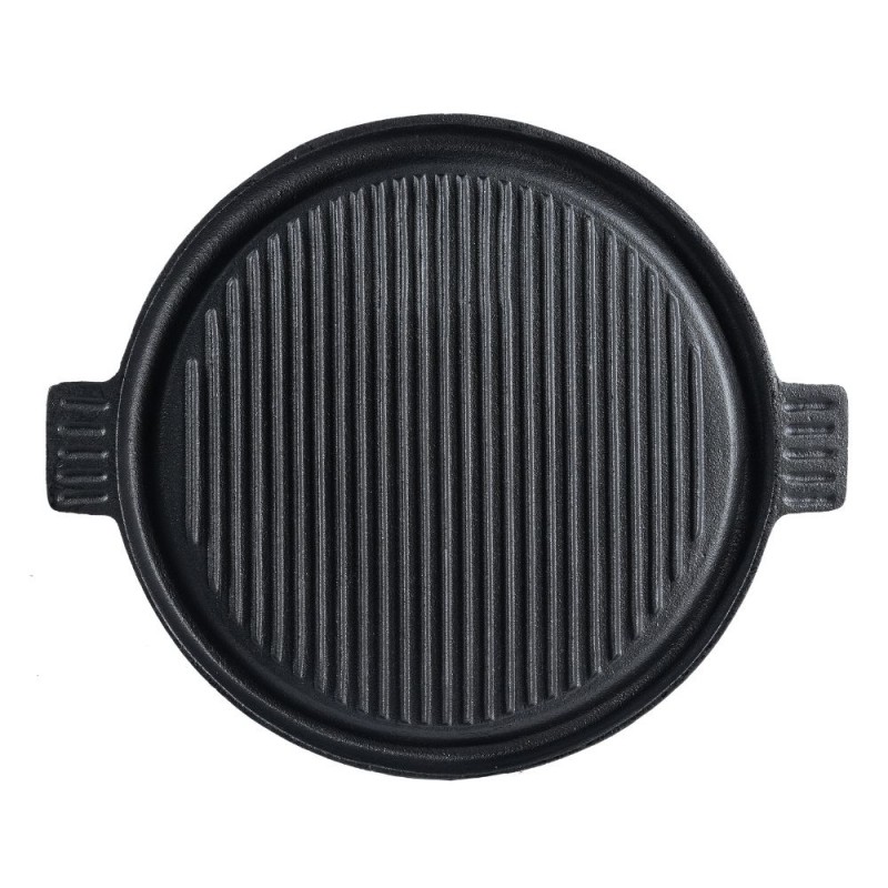 Doppelseitige Grillplatte aus Gusseisen, Ф35 - 