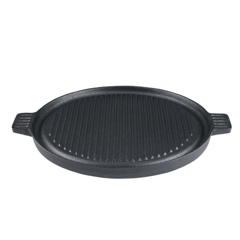 Doppelseitige Grillplatte aus Gusseisen, Ф35 - 