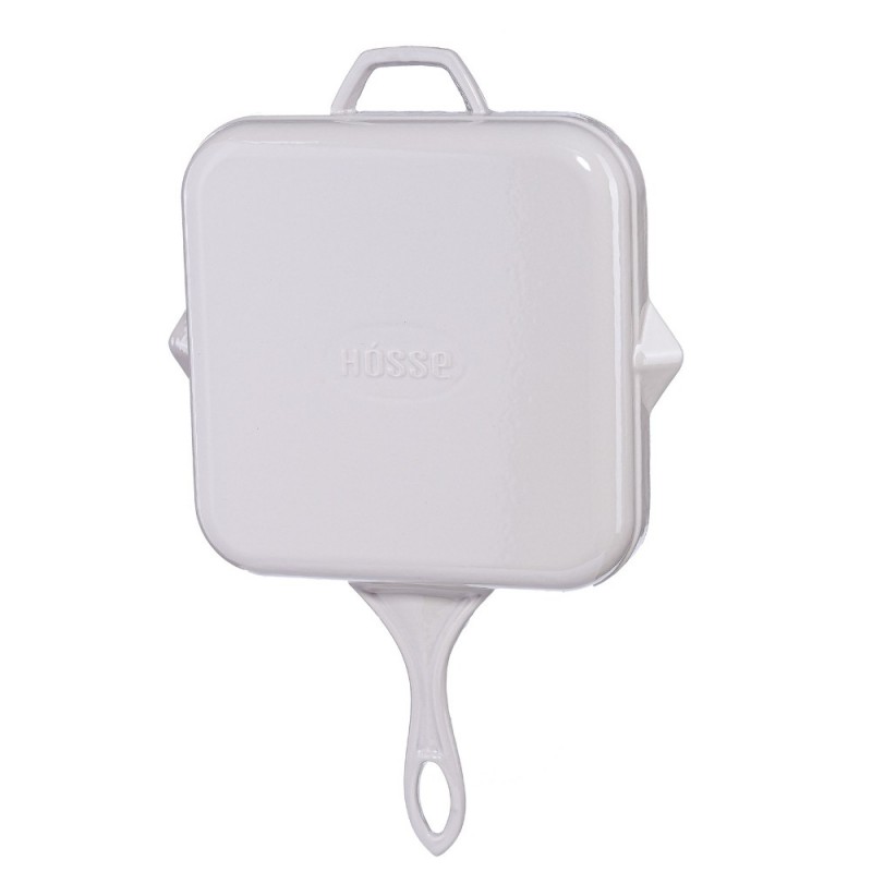 Emaillierte grillpfanne Gusseisen Hosse, Ivory, 28x28cm | Grillpfanne Gusseisen Emaillierte grillpfanne Gusseisen Hosse, Ivory, 28x28cm | Grillpfanne Gusseisen | Gusseisenpfanne |