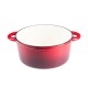 Geëmailleerde gietijzeren pot, Rot, Ф22 | Gusseisen Topf Geëmailleerde gietijzeren pot, Rot, Ф22 | Gusseisen Topf | |